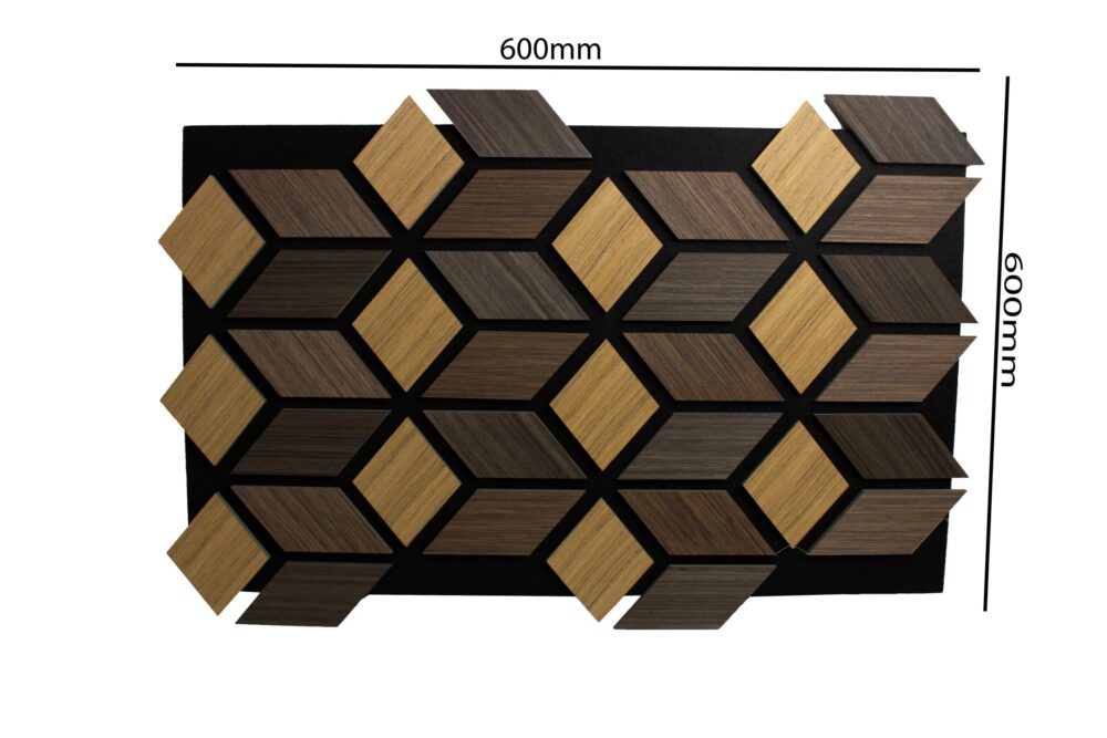 Hexagon 3D Walnut - Image 3