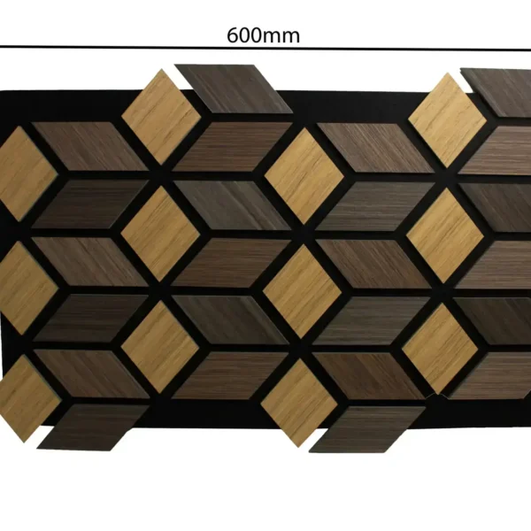 Hexagon 3D Walnut - Image 3