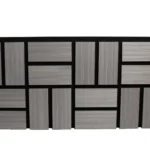 Geometry Square  Grey Oak