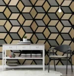 Hexagon 3D Grey Oak - Image 2