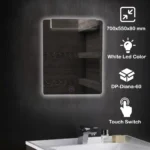 premium LED MIRROR  Diana-60 - Image 3