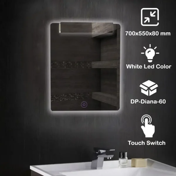 premium LED MIRROR  Diana-60 - Image 3