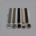 Acoustic Panel End Cap – Walnut - Image 2