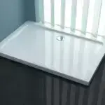 Bathroom Shower Tray Walk in Enclosure Slim Base Rectangle White
