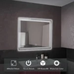 premium rectangle LED MIRROR  SIENA-80 - Image 3