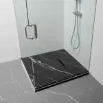 PREMIUM SMC SHOWER TRAY MARBLE ON BLACK