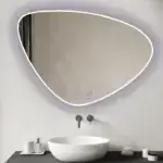 PARIS Irregular Mirror LED Lighted ANTIFOG  decorative design DP-S051