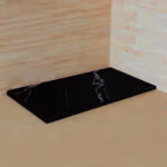 PREMIUM SMC SHOWER TRAY MARBLE ON BLACK - Image 2