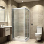 Luxury Sliding Double Door Shower Enclosure