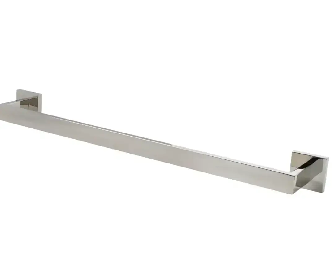 1 Modern Square Towel Rail - 600mm - Image 1