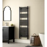 Embrass Luxe Black Heated Towel Rail