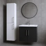 2 Door Wall Hung Tall Cabinet Storage Unit - Image 8