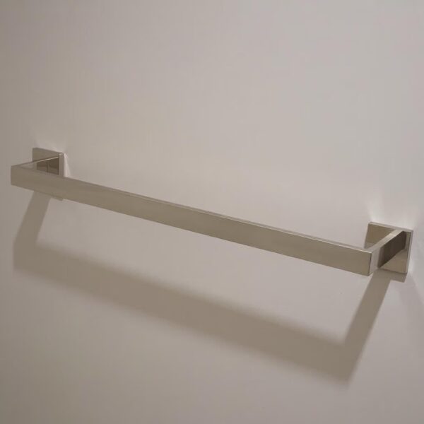 Modern Square Towel Rail - 600mm - Image 3