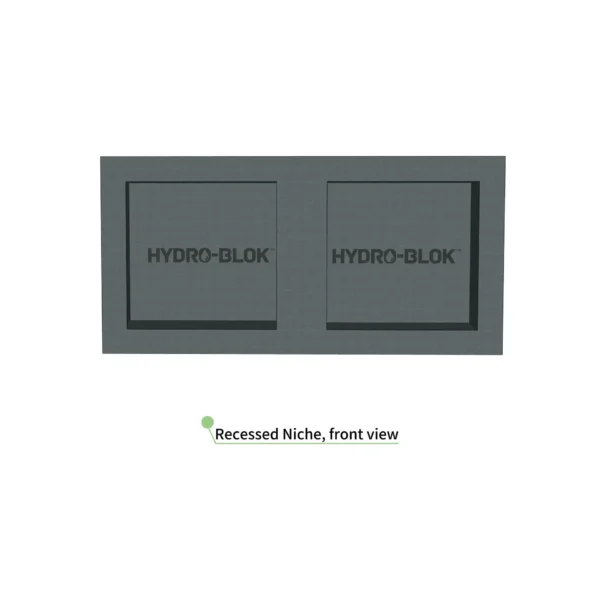 32″ x 16″ Recessed Double Wide Niche - Image 4