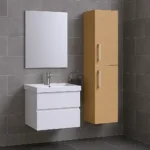 2 Door Wall Hung Tall Cabinet Storage Unit - Image 6