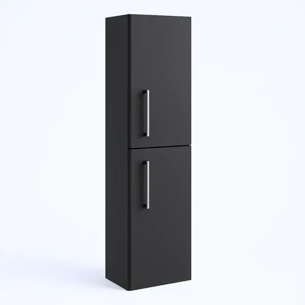 2 Door Wall Hung Tall Cabinet Storage Unit - Image 5