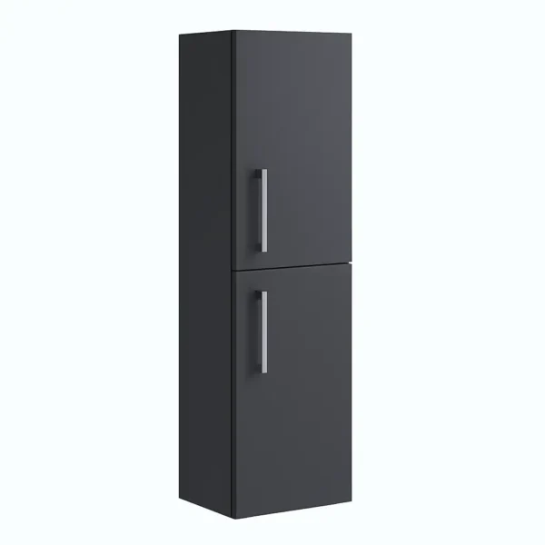 2 Door Wall Hung Tall Cabinet Storage Unit - Image 4
