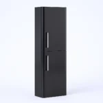 2 Door Wall Hung Tall Cabinet Storage Unit - Image 3