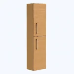 2 Door Wall Hung Tall Cabinet Storage Unit - Image 2