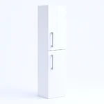 2 Door Wall Hung Tall Cabinet Storage Unit