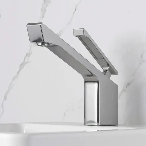 Bathroom Basin Faucet Cold & Hot Water Mixer - Image 4