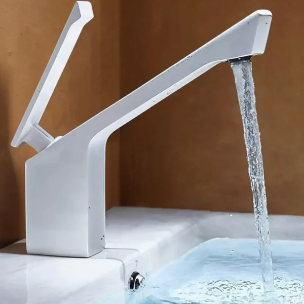 Bathroom Basin Faucet Cold & Hot Water Mixer - Image 3