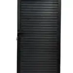 Fence Gate – Fluted black