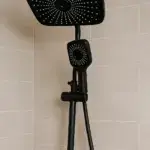 Matte Black Piano Rainfall Shower System