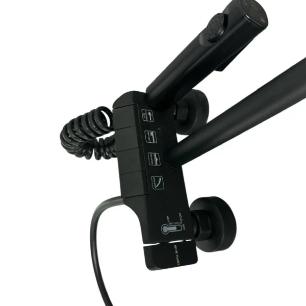 Matte Black Piano Rainfall Shower System - Image 4