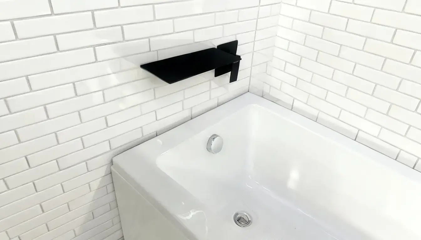 freepik__retouch__13265 Decor Planet Matte Black Waterfall Mixer Shower Tap - Image 1