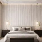 Acoustic Slat  White Marble