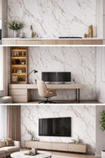 White and Gold Charcoal Foam Board - Image 4